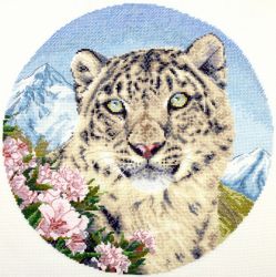 03.014.25 Набор для вышивания Марья Искусница "Снежный барс"