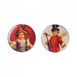 Магнитный двухсторонний держатель для игл ВОЛШЕБНАЯ  СТРАНА FLMH-049(M), 2.5см