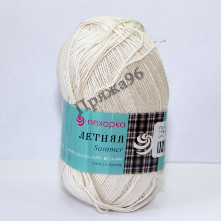 Пряжа Летняя_Пехорка // 072 // 166 // Суровый