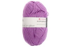 Пряжа ПЕХОРКА Народная // 081 // 329 // Лаванда