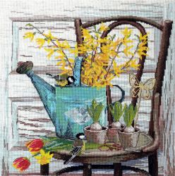 04.005.26 Набор для вышивания Марья Искусница "Голубая лейка"