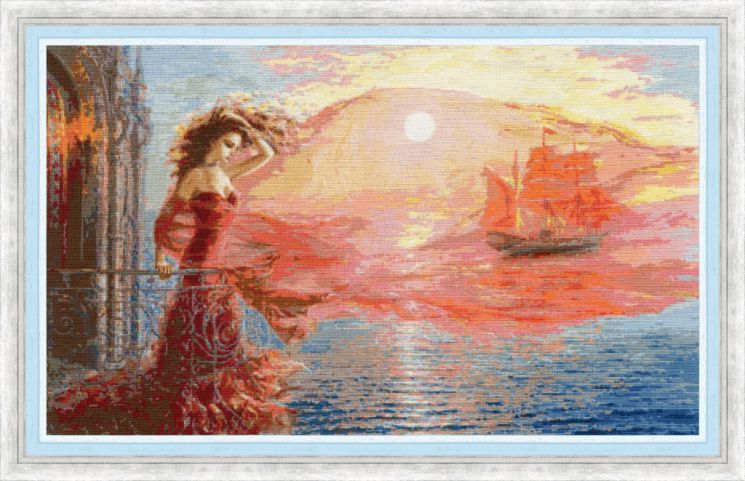 ЧМ-076 Набор для вышивания Золотое Руно "Ассоль"