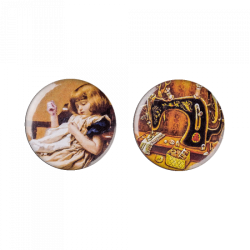 Магнитный двухсторонний держатель для игл ВОЛШЕБНАЯ  СТРАНА FLMH-055(M), 2.5см