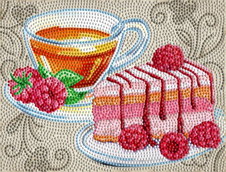 БСА4-081 Алмазная вышивка ТМ Наследие "Фруктовый чай"