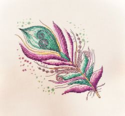 16.001.01 Набор для вышивания Марья Искусница "Лилово-бирюзовое"