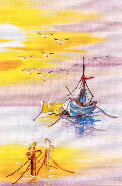 РК-014 Набор для вышивания Овен "Родная гавань 2"