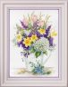 АК-009 Набор для вышивания Золотое Руно "Первоцветы"
