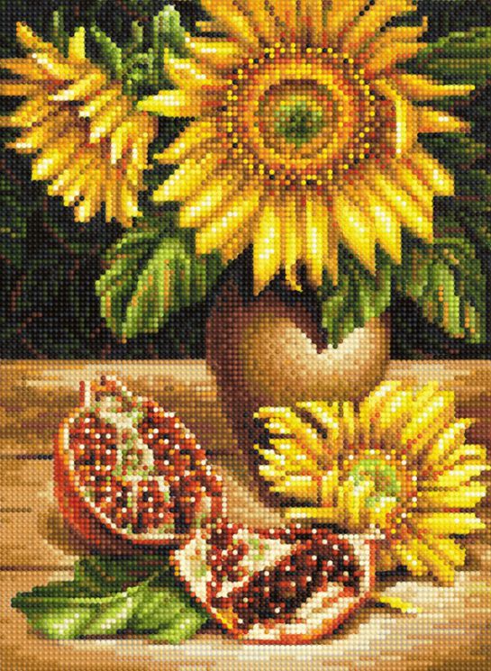 БСА3-173 Алмазная мозаика ТМ Наследие "Натюрморт с гранатом"