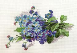 06.002.51 Набор для вышивания Марья Искусница "Букет незабудок" по рисунку К. Кляйн