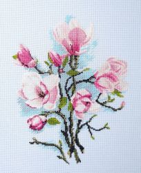04.007.11 Набор для вышивания Марья Искусница "Розовая магнолия"