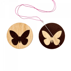 Магнитный двухсторонний держатель для игл ВОЛШЕБНАЯ  СТРАНА FLMH-001(W), 3.5см