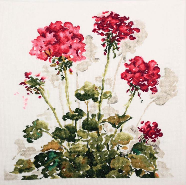 Набор для вышивания РТО "Красная герань" CU048