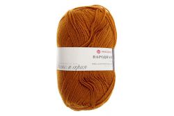 Пряжа ПЕХОРКА Народная // 081 // 447 // Горчица