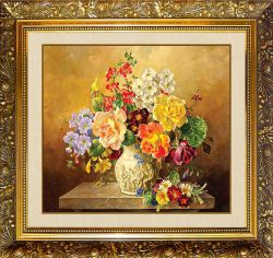 F-244 Алмазная мозаика МИЛАТО "Викторианские цветы"