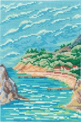 П-59 Набор для вышивания Сделай Своими Руками "Побережье. Залив"
