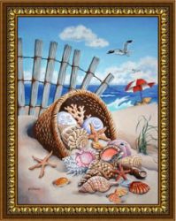 S-080 Алмазная мозаика "Морское изобилие" (DIY)