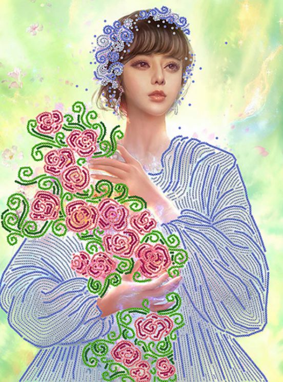 КБ-217 Схема для вышивания бисером ТМ Наследие "Краса весны"