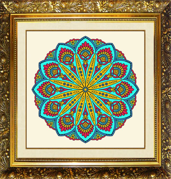  Алмазная мозаика МИЛАТО Мандала "Успех" MD-020