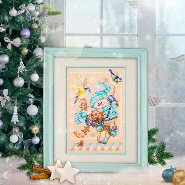 100-260 Набор для вышивания ЧУДЕСНАЯ ИГЛА "Рождественские гостинцы"