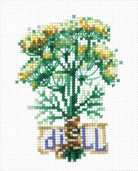 П-55 Набор для вышивания Сделай Своими Руками "Пряные травы. Укроп"