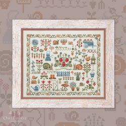 0179-УС-С Схема для вышивания Owlforest «Улиточковый сад»